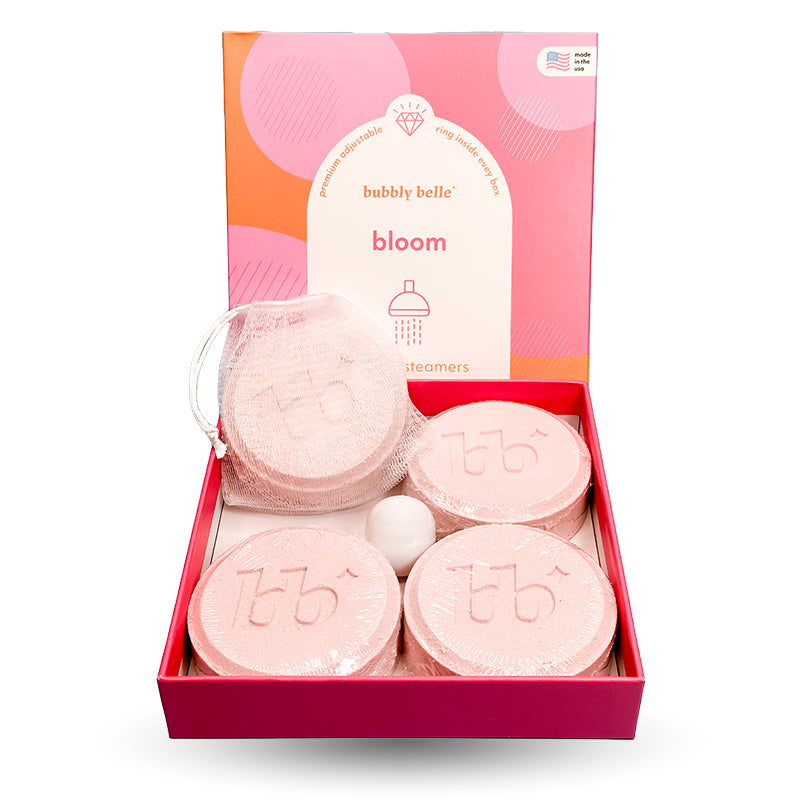 Bloom Shower Steamers (4 Pack+ring)