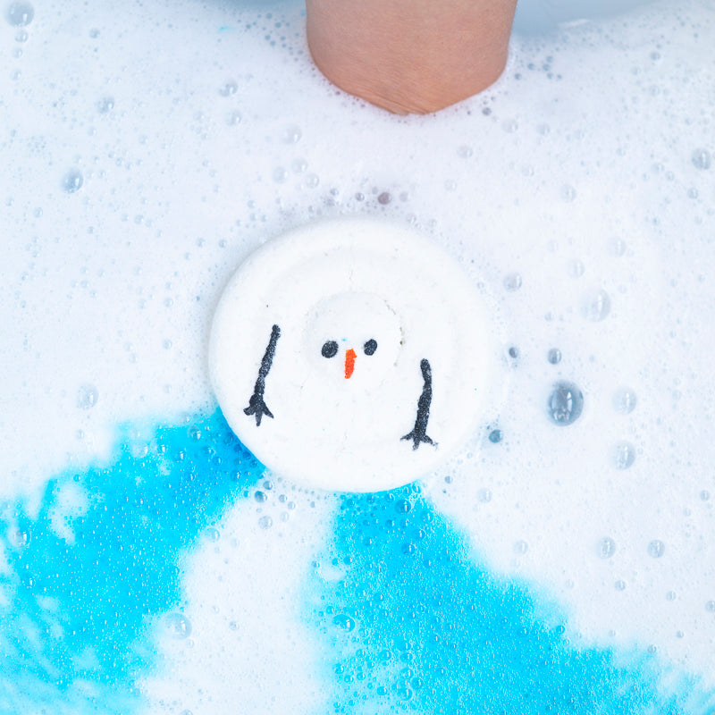 Melting Snowman - 2 Pack Bath Bombs with Rings Gift Boxed