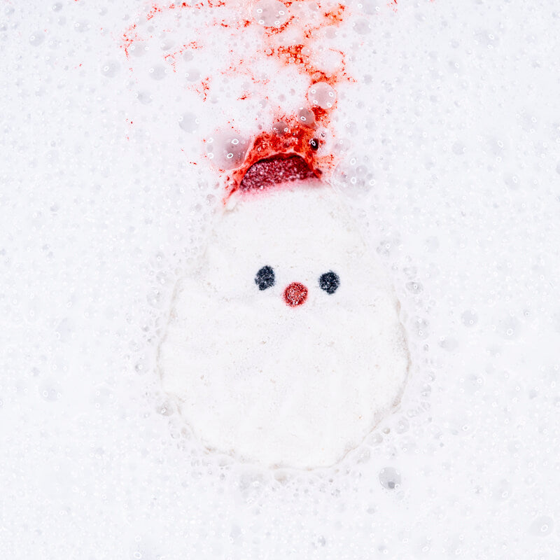 Santa Face Bath Bomb with Ring