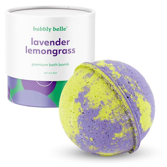 Lavender Lemongrass Premium 8oz Bath Bomb + .925 Sterling Silver Ring