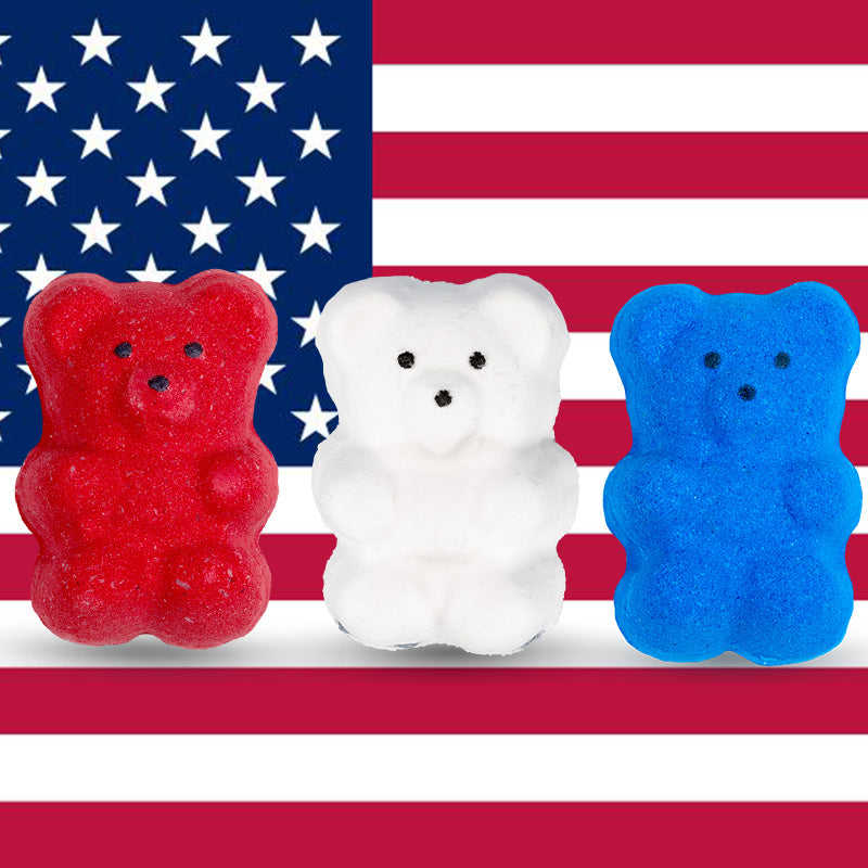 Freedom Bears (Bath Bombs 6oz/ea. w/Rings)