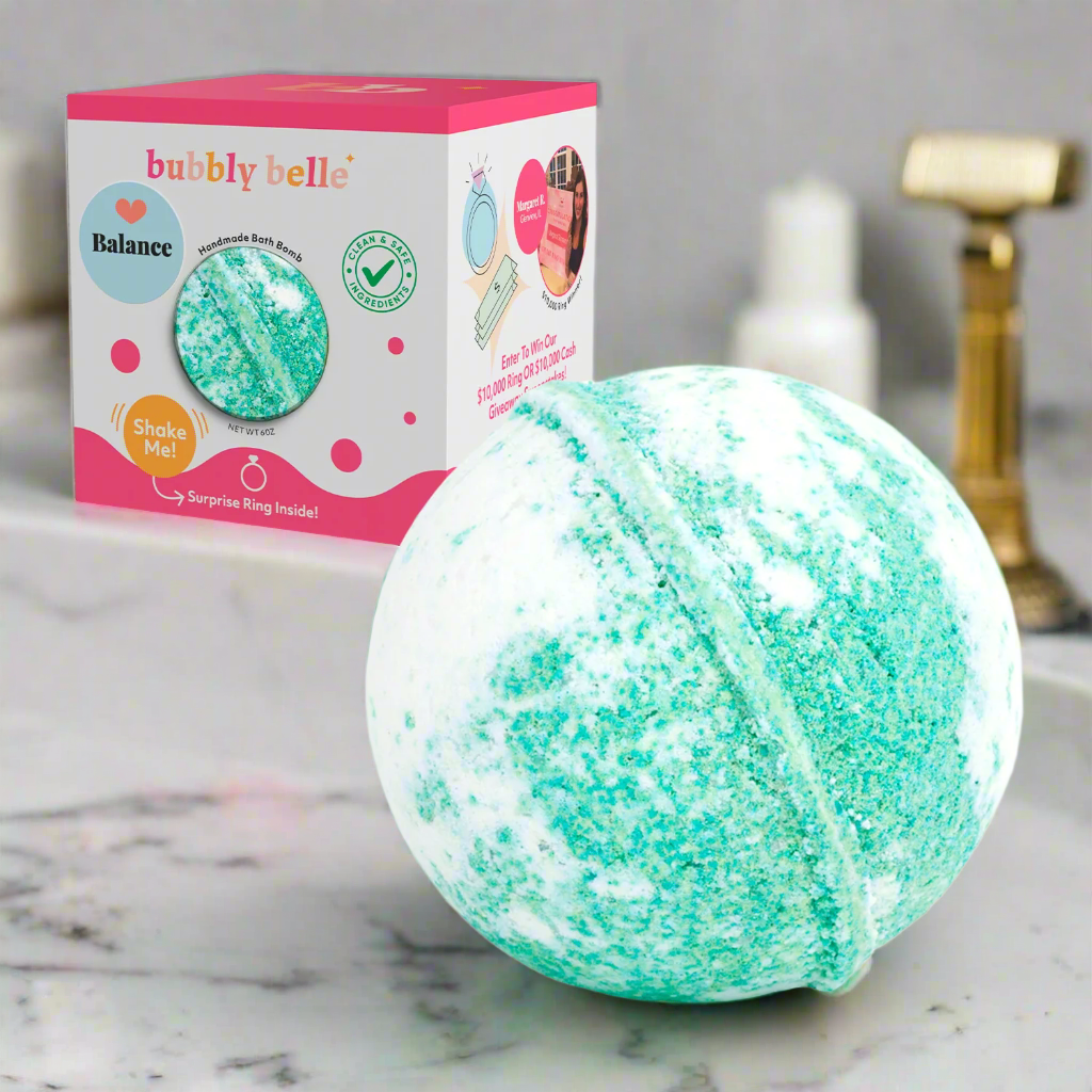 Bombe de bain Balance - Coffret cadeau (6 oz avec anneau)