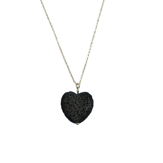 Black Lava Rock Diffuser Necklace