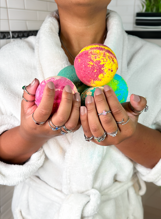 Sale bubbly belle bath bombs with rings Factory Sale
