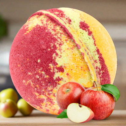 Bomba de baño crujiente de manzana (6 oz con aro)