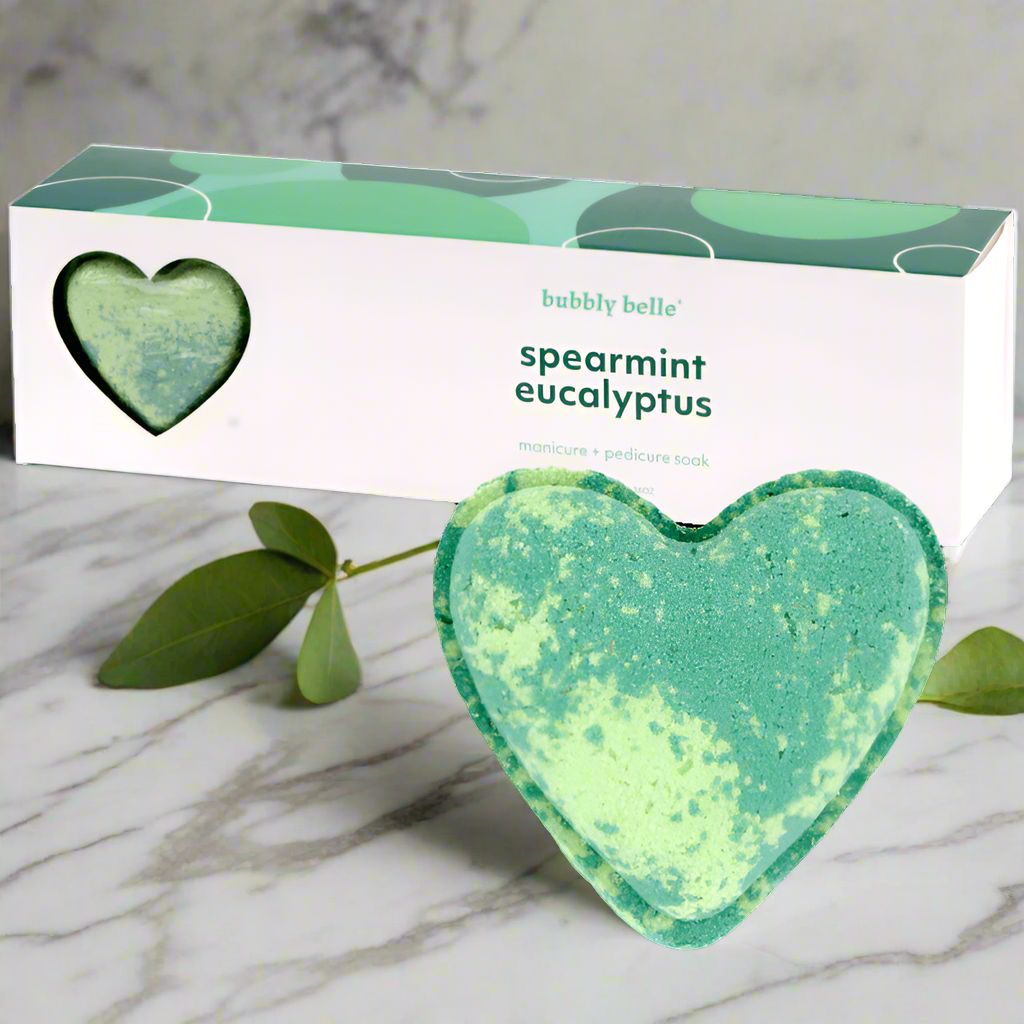 Bombes de bain au babeurre et à la menthe verte et à l'eucalyptus (paquet de 8)