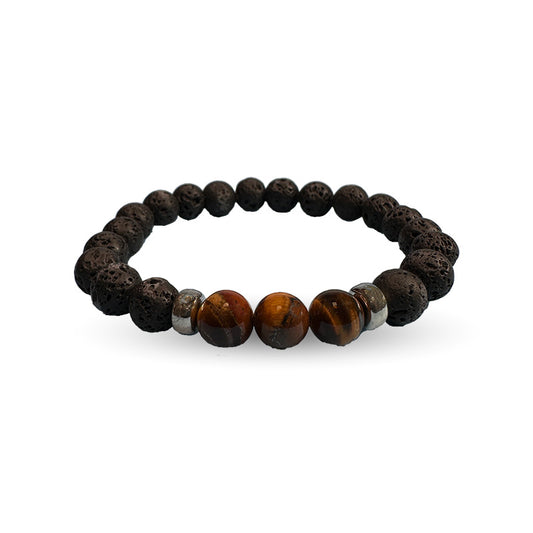 Tiger's Eye Essential Oil Diffuser Bracelet