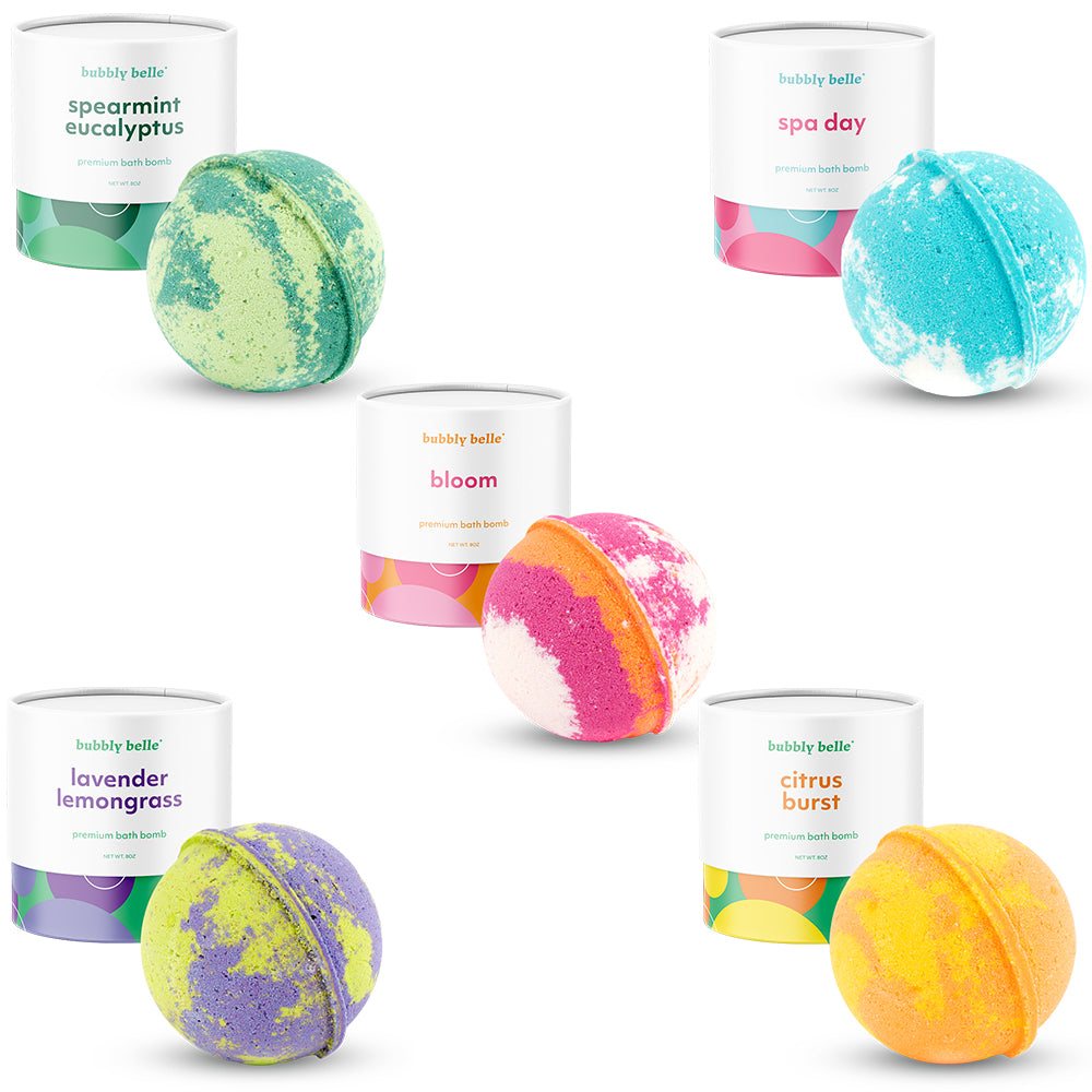 5 Buttermilk Bath Bombs (8oz/ea. w/.925 Sterling Silver Rings)