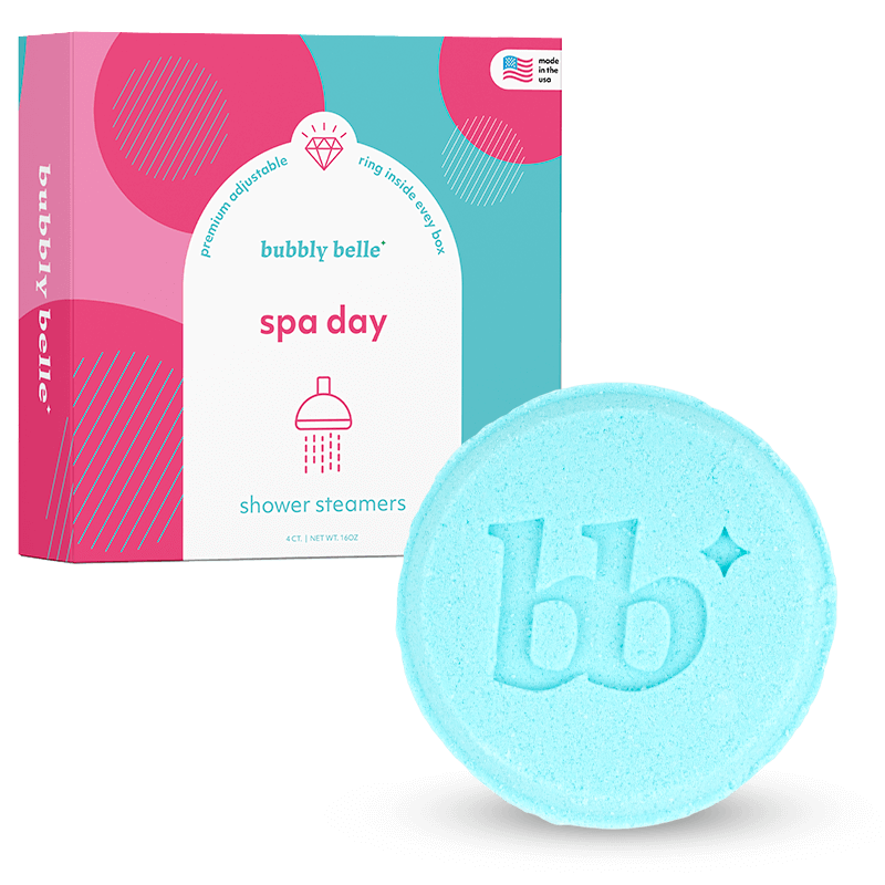 Spa Day Shower Steamers (4 Pack+ring)