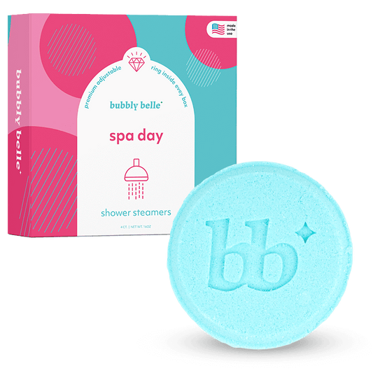 Spa Day Shower Steamers (4 Pack+ring)