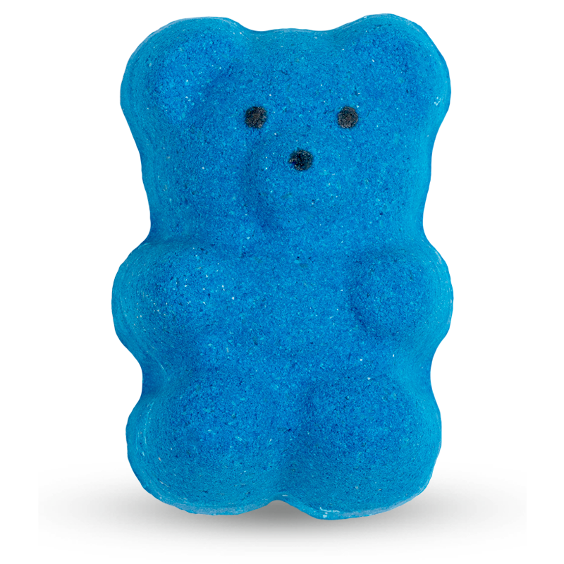 Blue Bubbly Bear Bath Bomb (6oz w/Ring)