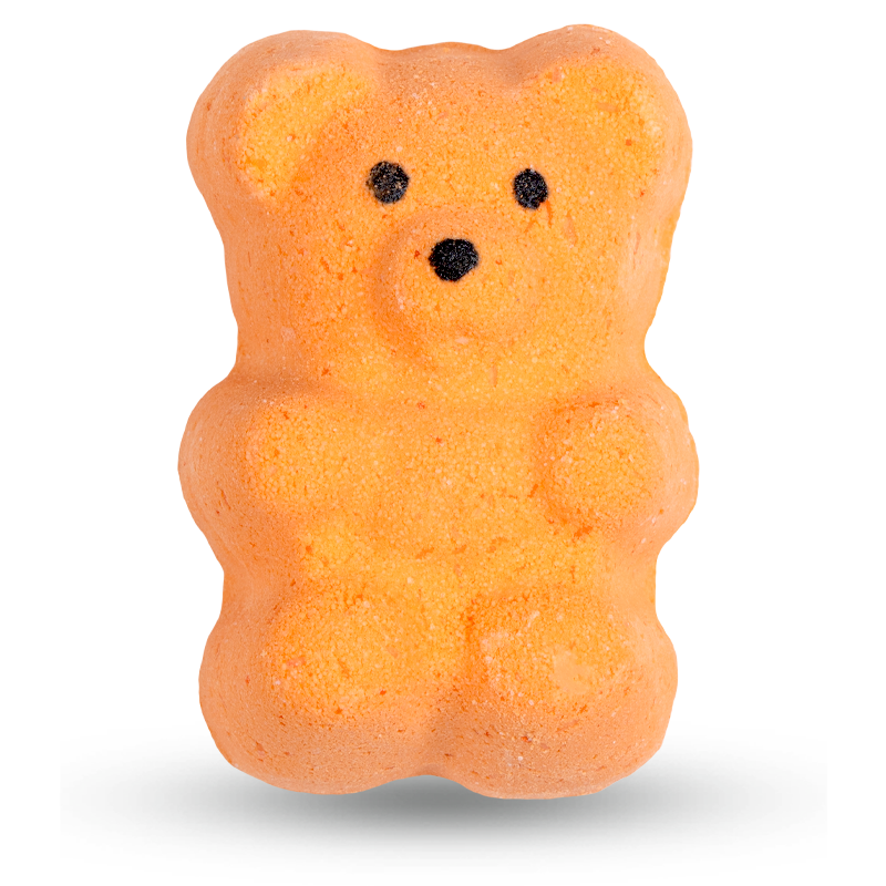 Orange Bubbly Bear