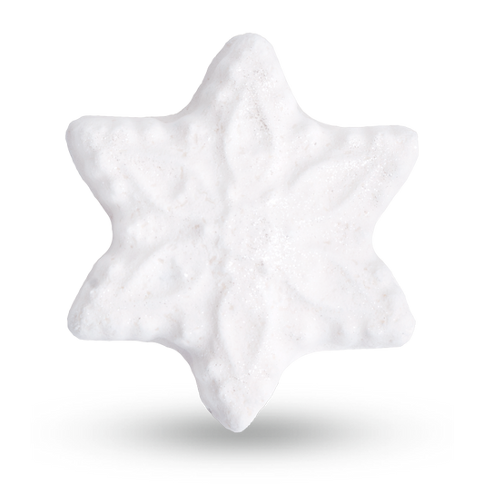 Snowflake Bath Bomb with Ring