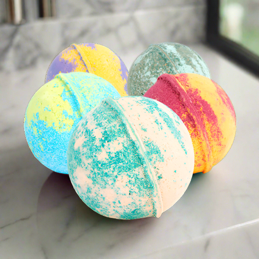 5 Bath Bomb Bundle with Rings Inside