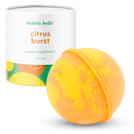 Citrus Burst Premium 8oz Bath Bomb + Silver Ring